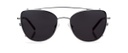 Clip on Sun Ella Silver/Smoke