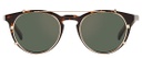 Clip on Sun Ellis Wide Gold/Green