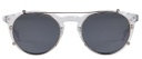 Clip on Sun Ellis Wide Gunmetal/Smoke
