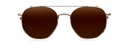 Clip on Sun Archie Gold/Brown