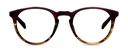 Okulary zerówki Ellis Wide Striped Amber