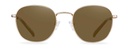 Okulary przeciwsłoneczne Leo Wide Gold/Americano