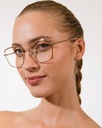 Okulary korekcyjne Alice Rose Gold/Jaipur Pink