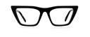 Okulary zerówki Barb Black Magic