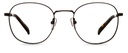 Okulary zerówki Leo Matt Black/Dark Havana