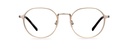 Okulary zerówki Milo Gold/Americano