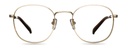 Okulary zerówki Leo Gold/Americano