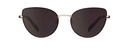 Okulary przeciwsłoneczne Sofia Gold Black/Black Magic