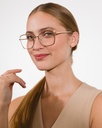 Okulary korekcyjne Alice Gold/Sand