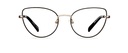 Okulary zerówki Sofia Gold Black/Black Magic