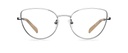 Okulary zerówki Sofia Silver/Vanilla Custard
