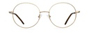 Okulary zerówki Mia Gold/Chestnut Brown