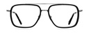 Okulary zerówki Peter Gunmetal/Black Magic