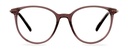 Okulary zerówki Olivia Satin Gold/Cocoa Brown