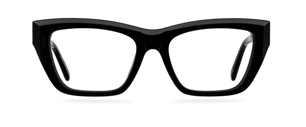 Okulary do komputera Claire czarne – oprawki kocie z acetatu