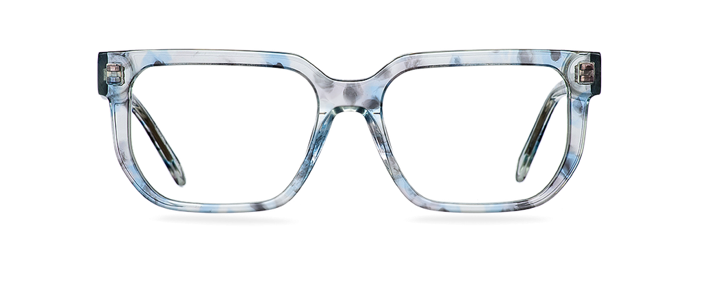 Okulary do komputera Ryan brązowe – oprawki prostokątne z acetatu