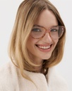 Okulary zerówki Belova Wide Coral Havana