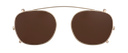 Clip on Sun Grant Gold/Brown