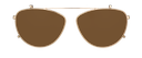 Clip on Sun Pola Gold/Brown