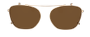 Clip on Sun Renee Gold/Brown