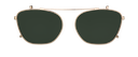 Clip on Sun Renee Gold/Green