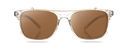 Clip on Sun Louis Gold/Brown