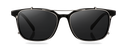 Clip on Sun Louis Wide Gunmetal/Smoke