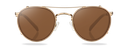 Clip on Sun Sydney Gold/Brown