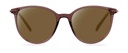 Okulary przeciwsłoneczne Olivia Satin Gold/Cocoa Brown