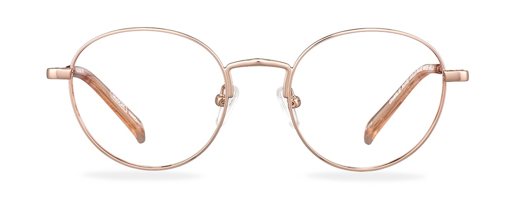 Okulary zerówki Charlie Rose Gold/Rose Water