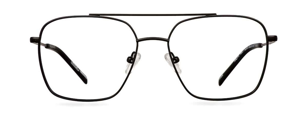 Okulary zerówki Ralph Matt Black/Black Matt