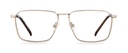 Okulary zerówki Bruce Satin Gold/Americano