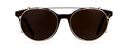 Clip on Sun Lucy Gold/Brown