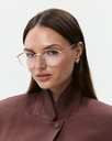 Okulary zerówki Andy Satin Gold/Amber Delight
