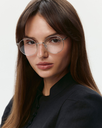 Okulary zerówki Jess Silver/Smoke