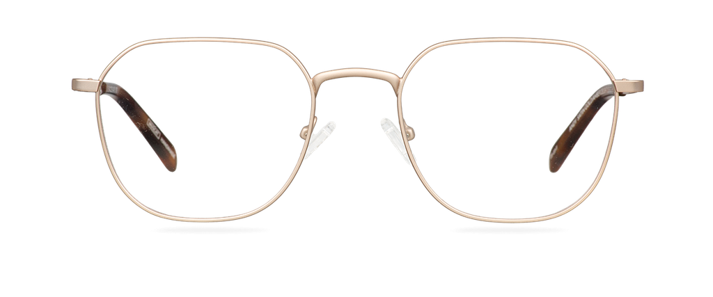Okulary progresywne Andy Satin Gold/Amber Delight