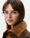 Okulary zerówki Kinny Gold/Cherry Havana