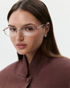 Okulary zerówki Kinny Silver/Black Magic